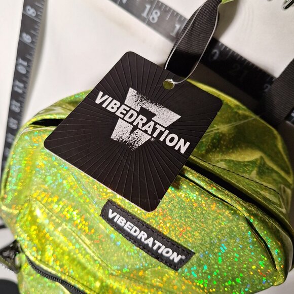 NWT Vibedration Hydration Backpack w/o bladder, small - Yellow Green Glitter - Picture 11 of 14